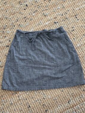 M.i.h Jeans] Casual Gray Drawstring A-Line Skirt